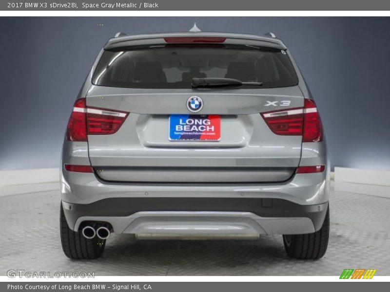 Space Gray Metallic / Black 2017 BMW X3 sDrive28i