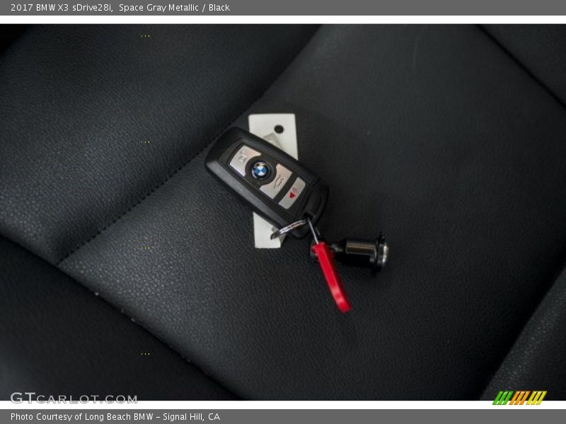 Space Gray Metallic / Black 2017 BMW X3 sDrive28i