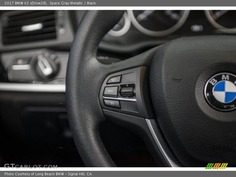 Space Gray Metallic / Black 2017 BMW X3 sDrive28i
