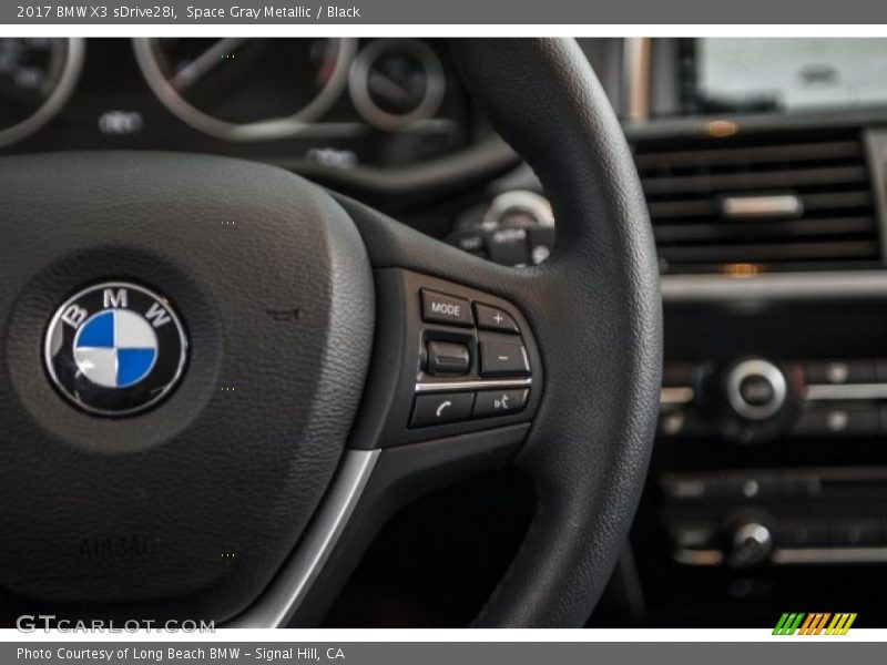 Space Gray Metallic / Black 2017 BMW X3 sDrive28i