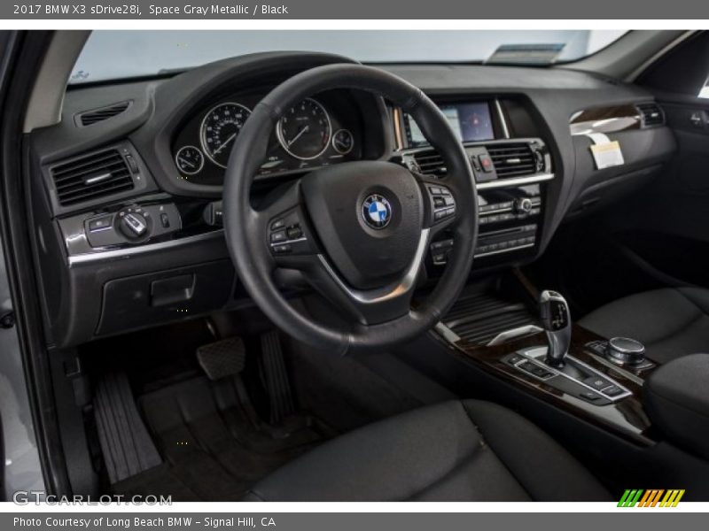 Space Gray Metallic / Black 2017 BMW X3 sDrive28i