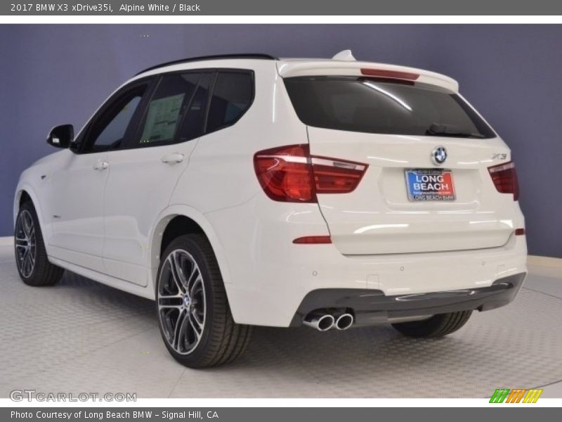 Alpine White / Black 2017 BMW X3 xDrive35i