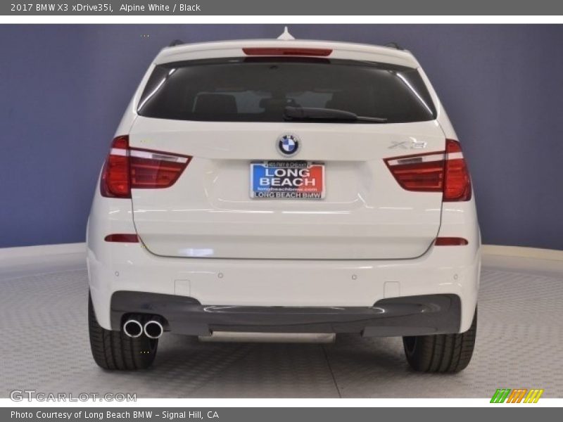 Alpine White / Black 2017 BMW X3 xDrive35i