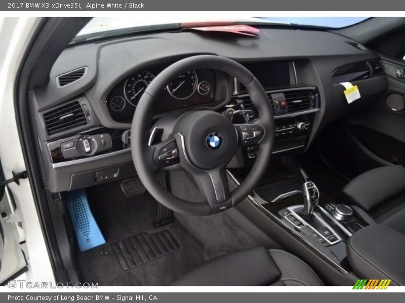 Alpine White / Black 2017 BMW X3 xDrive35i