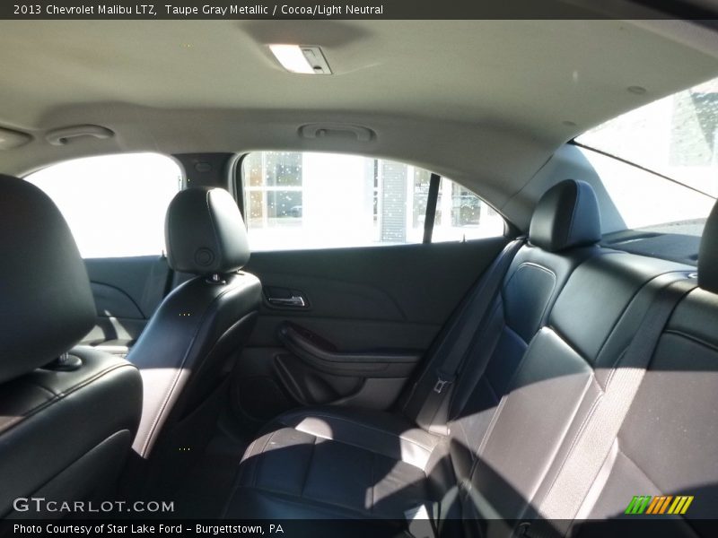 Taupe Gray Metallic / Cocoa/Light Neutral 2013 Chevrolet Malibu LTZ
