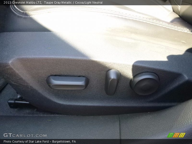 Taupe Gray Metallic / Cocoa/Light Neutral 2013 Chevrolet Malibu LTZ