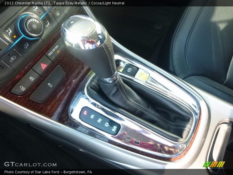 Taupe Gray Metallic / Cocoa/Light Neutral 2013 Chevrolet Malibu LTZ
