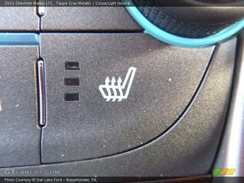 Taupe Gray Metallic / Cocoa/Light Neutral 2013 Chevrolet Malibu LTZ
