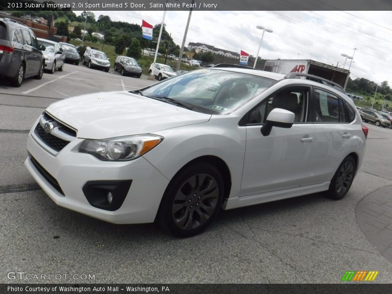 Satin White Pearl / Ivory 2013 Subaru Impreza 2.0i Sport Limited 5 Door