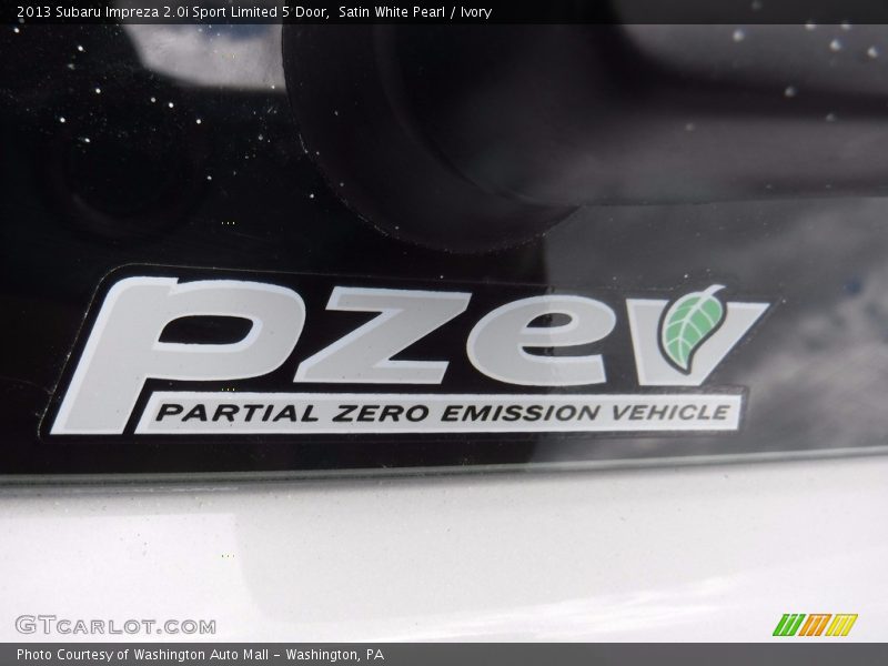 Satin White Pearl / Ivory 2013 Subaru Impreza 2.0i Sport Limited 5 Door