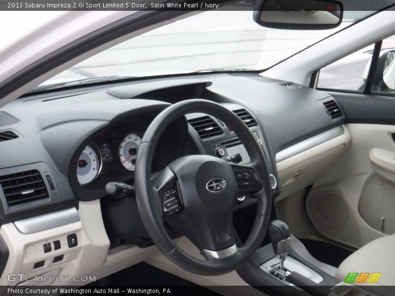 Satin White Pearl / Ivory 2013 Subaru Impreza 2.0i Sport Limited 5 Door
