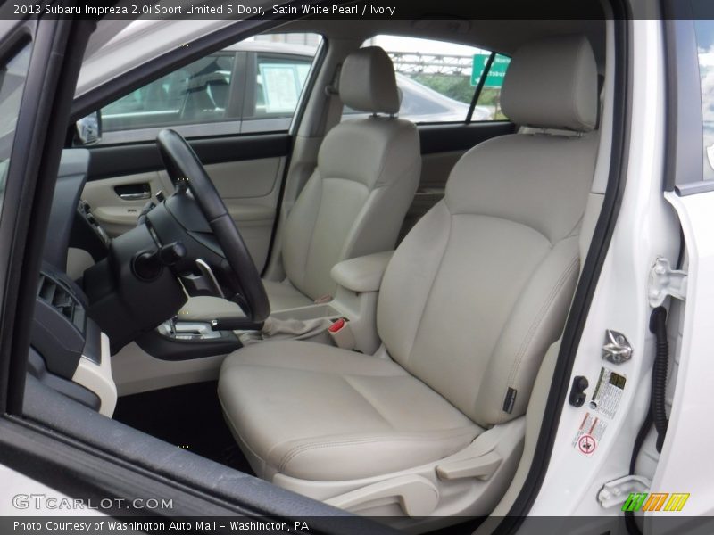 Satin White Pearl / Ivory 2013 Subaru Impreza 2.0i Sport Limited 5 Door
