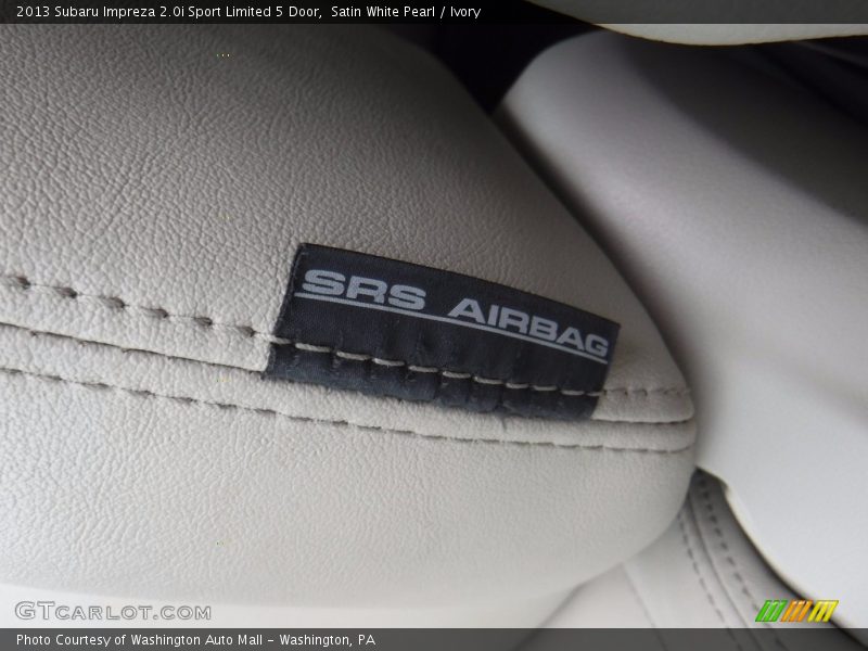 Satin White Pearl / Ivory 2013 Subaru Impreza 2.0i Sport Limited 5 Door