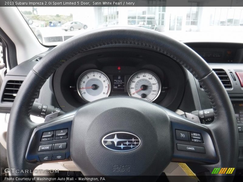 Satin White Pearl / Ivory 2013 Subaru Impreza 2.0i Sport Limited 5 Door