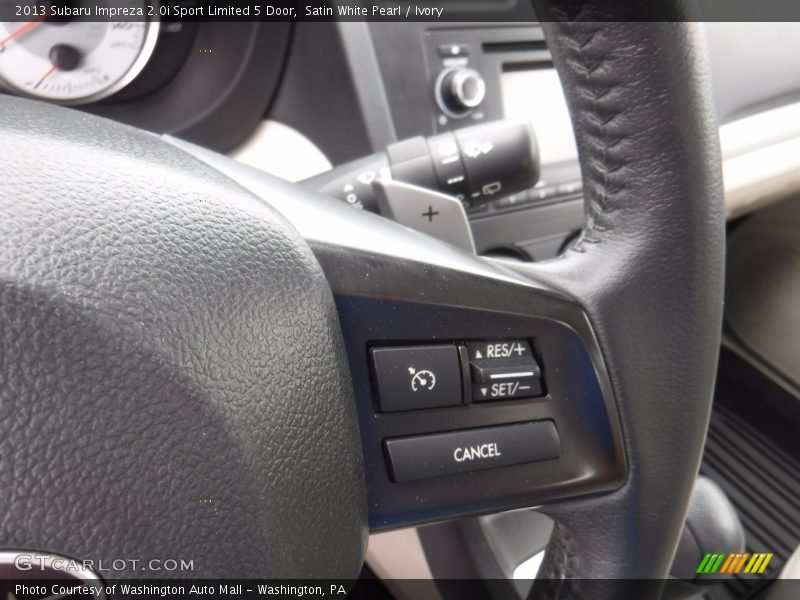 Satin White Pearl / Ivory 2013 Subaru Impreza 2.0i Sport Limited 5 Door