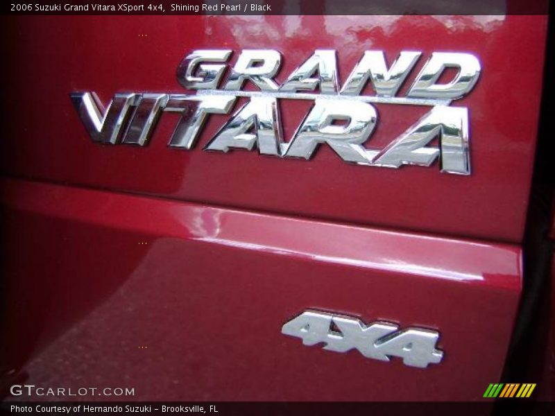 Shining Red Pearl / Black 2006 Suzuki Grand Vitara XSport 4x4