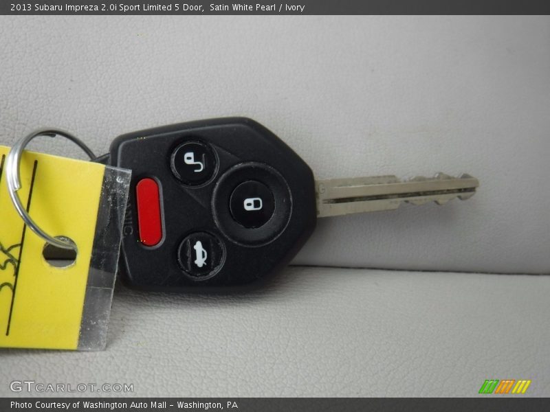 Satin White Pearl / Ivory 2013 Subaru Impreza 2.0i Sport Limited 5 Door