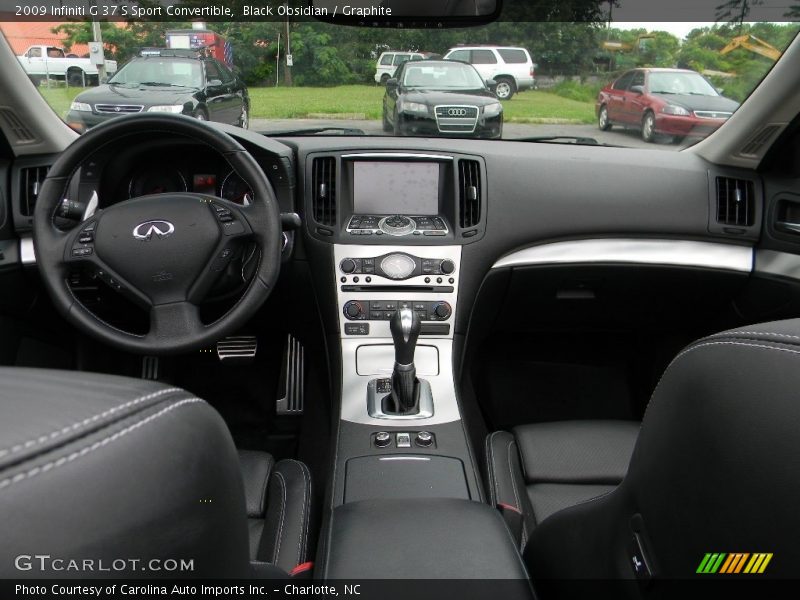 Black Obsidian / Graphite 2009 Infiniti G 37 S Sport Convertible
