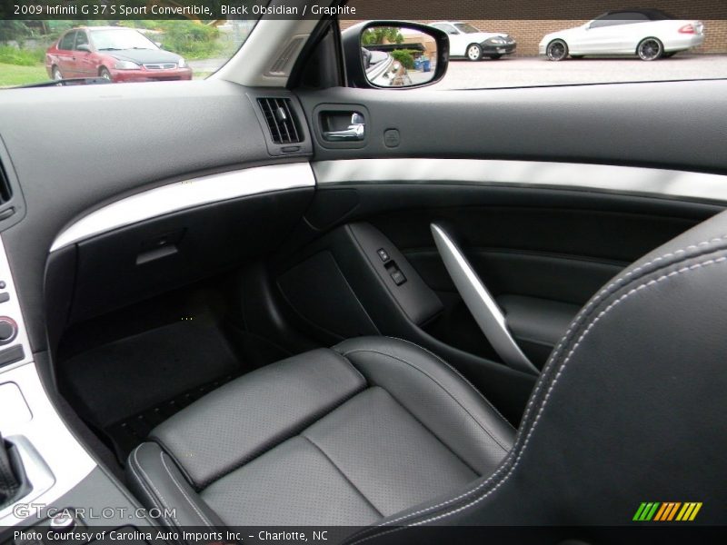 Black Obsidian / Graphite 2009 Infiniti G 37 S Sport Convertible