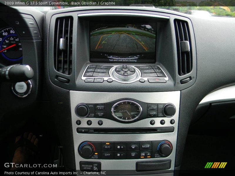 Black Obsidian / Graphite 2009 Infiniti G 37 S Sport Convertible