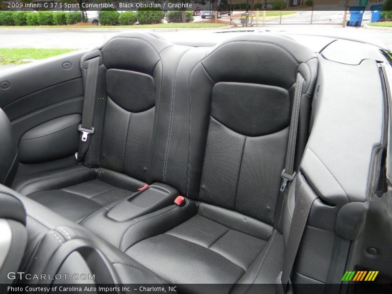 Rear Seat of 2009 G 37 S Sport Convertible