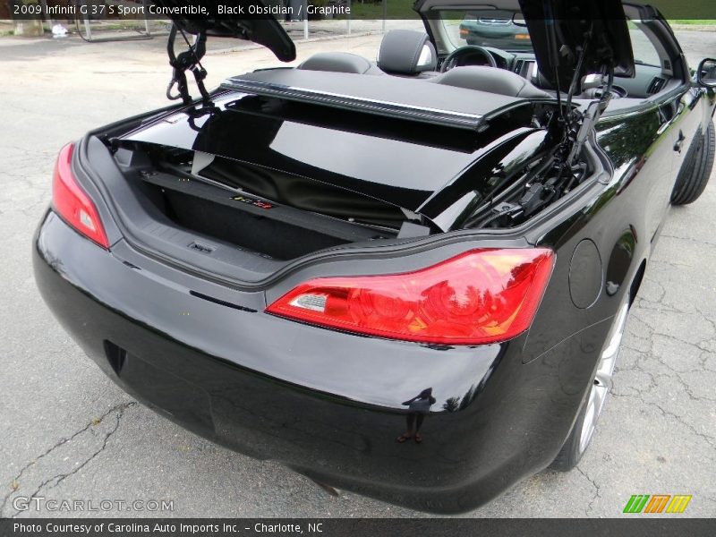 Black Obsidian / Graphite 2009 Infiniti G 37 S Sport Convertible