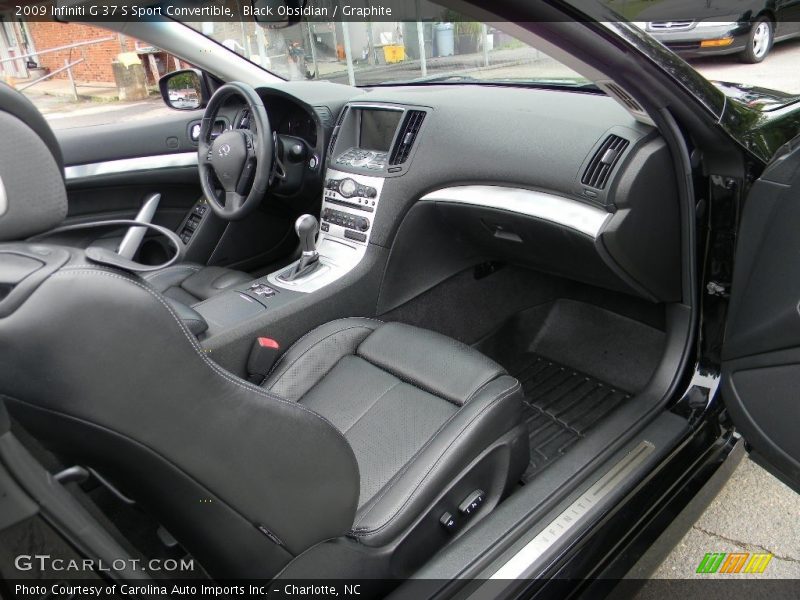 Dashboard of 2009 G 37 S Sport Convertible