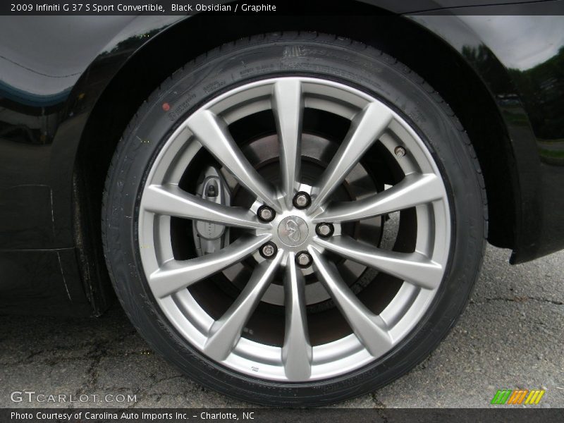  2009 G 37 S Sport Convertible Wheel