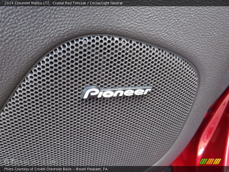 Crystal Red Tintcoat / Cocoa/Light Neutral 2014 Chevrolet Malibu LTZ
