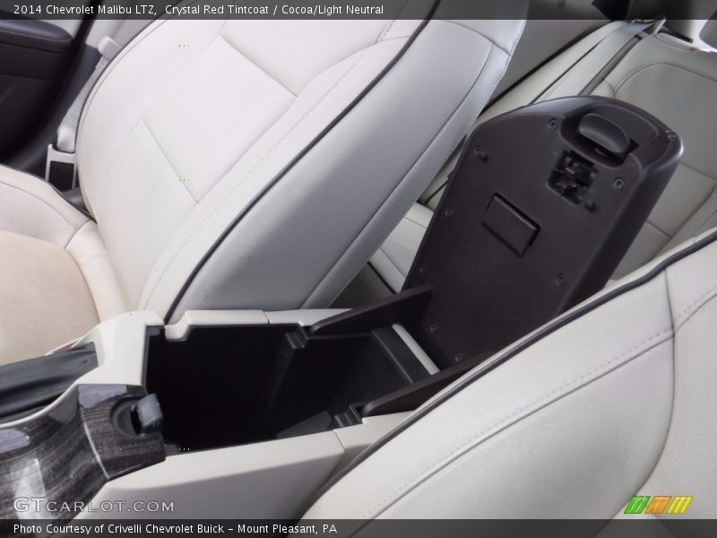 Crystal Red Tintcoat / Cocoa/Light Neutral 2014 Chevrolet Malibu LTZ
