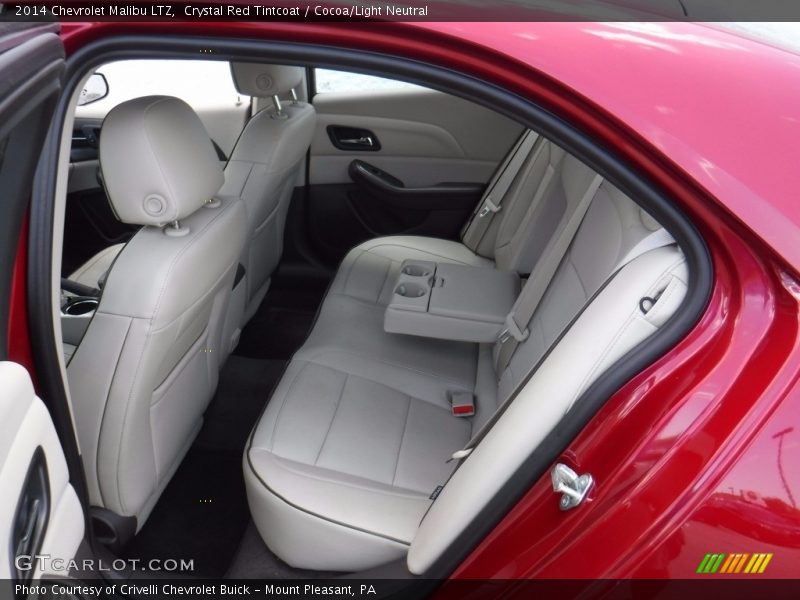 Crystal Red Tintcoat / Cocoa/Light Neutral 2014 Chevrolet Malibu LTZ
