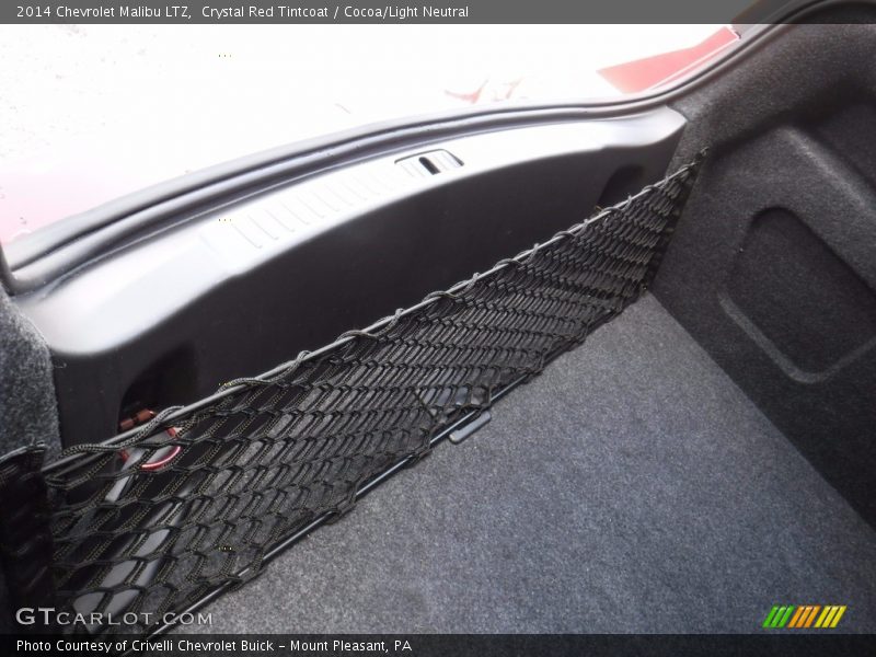 Crystal Red Tintcoat / Cocoa/Light Neutral 2014 Chevrolet Malibu LTZ