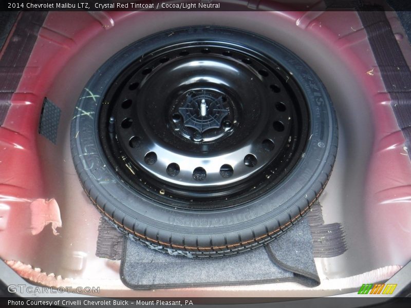 Crystal Red Tintcoat / Cocoa/Light Neutral 2014 Chevrolet Malibu LTZ