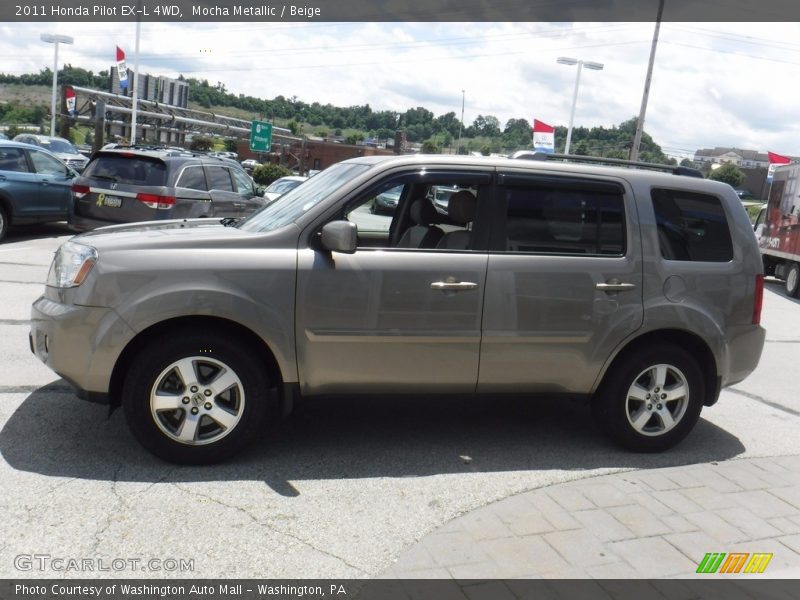 Mocha Metallic / Beige 2011 Honda Pilot EX-L 4WD