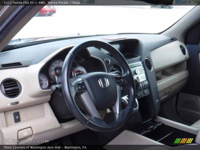 Mocha Metallic / Beige 2011 Honda Pilot EX-L 4WD