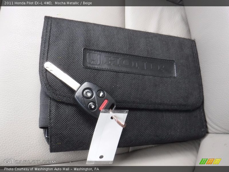 Mocha Metallic / Beige 2011 Honda Pilot EX-L 4WD