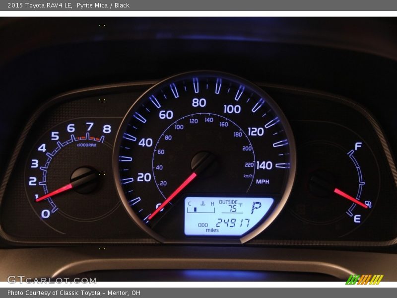Pyrite Mica / Black 2015 Toyota RAV4 LE