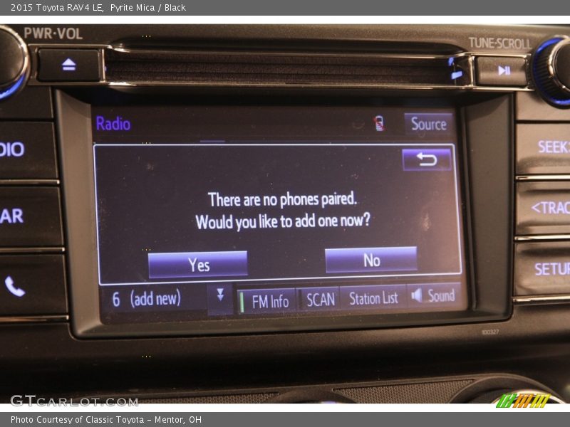 Pyrite Mica / Black 2015 Toyota RAV4 LE