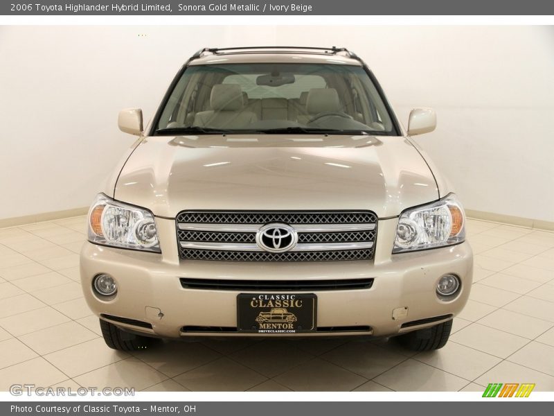 Sonora Gold Metallic / Ivory Beige 2006 Toyota Highlander Hybrid Limited