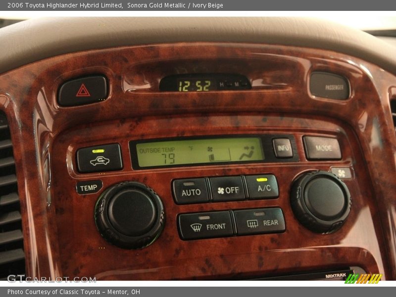 Sonora Gold Metallic / Ivory Beige 2006 Toyota Highlander Hybrid Limited
