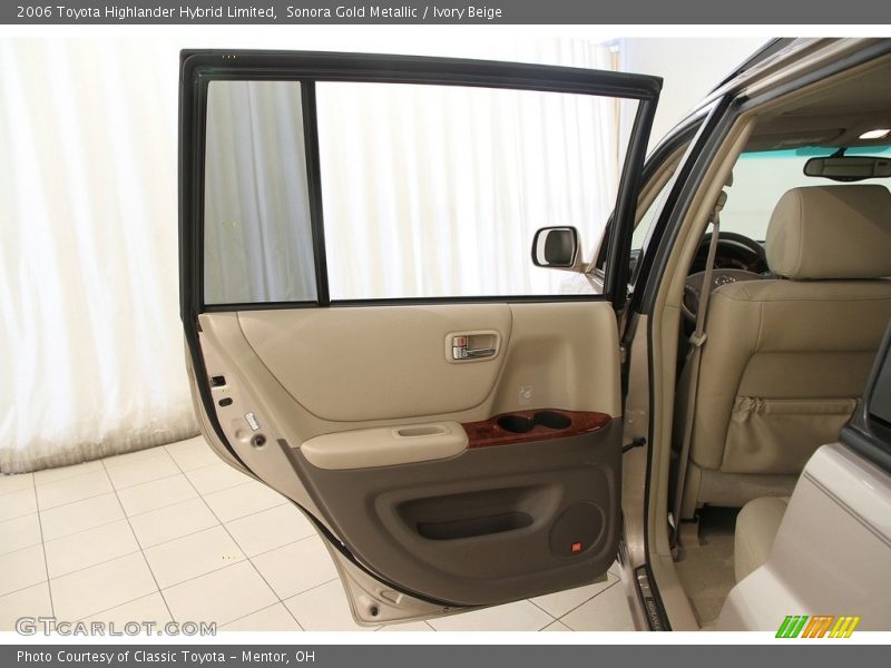 Sonora Gold Metallic / Ivory Beige 2006 Toyota Highlander Hybrid Limited