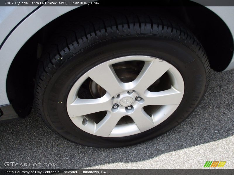 Silver Blue / Gray 2007 Hyundai Santa Fe Limited 4WD