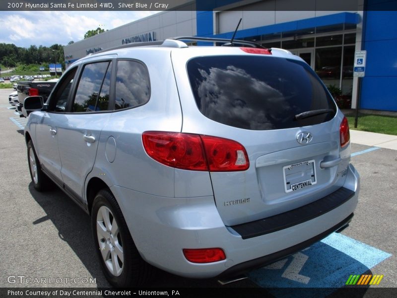 Silver Blue / Gray 2007 Hyundai Santa Fe Limited 4WD
