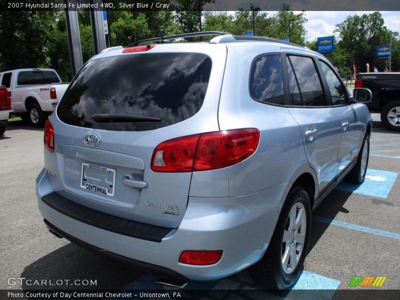 Silver Blue / Gray 2007 Hyundai Santa Fe Limited 4WD