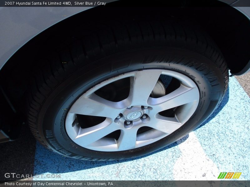 Silver Blue / Gray 2007 Hyundai Santa Fe Limited 4WD