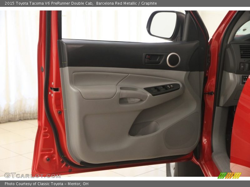 Barcelona Red Metallic / Graphite 2015 Toyota Tacoma V6 PreRunner Double Cab
