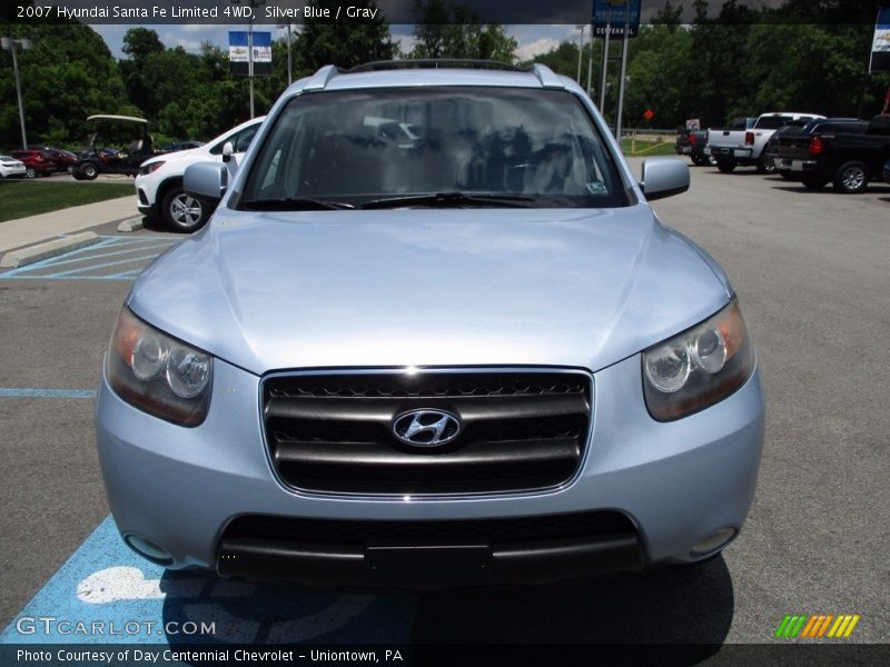 Silver Blue / Gray 2007 Hyundai Santa Fe Limited 4WD