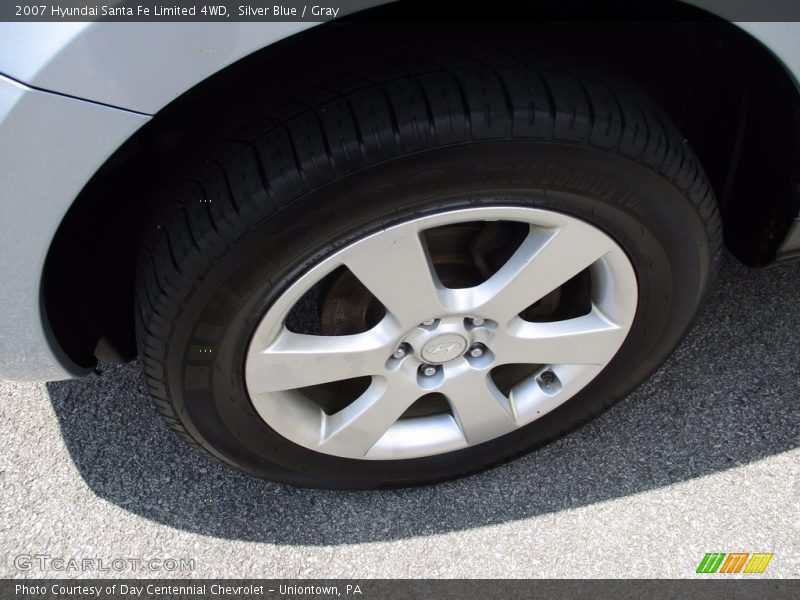 Silver Blue / Gray 2007 Hyundai Santa Fe Limited 4WD