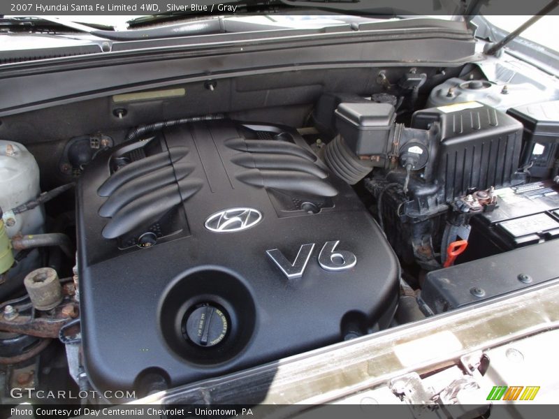 Silver Blue / Gray 2007 Hyundai Santa Fe Limited 4WD