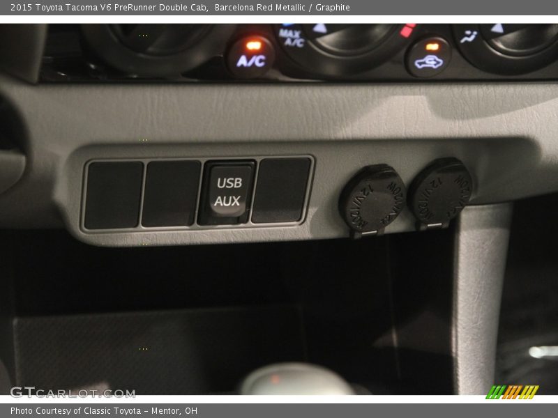 Barcelona Red Metallic / Graphite 2015 Toyota Tacoma V6 PreRunner Double Cab